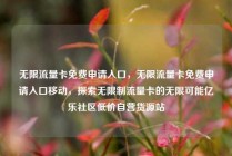 无限流量卡免费申请入口，无限流量卡免费申请入口移动，探索无限制流量卡的无限可能亿乐社区低价自营货源站